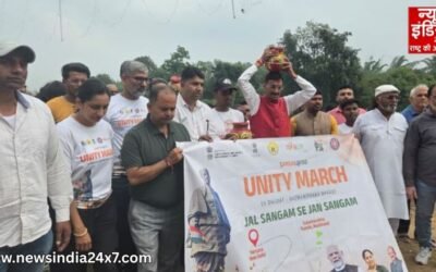 रांची में ‘जल संगम’, 31 अक्टूबर को दिल्ली में सरदार पटेल का जलाभिषेक, रक्षा मंत्री ने कराया यमुना-स्वर्णरेखा संगम