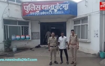 अवैध शराब तस्करी पर बेटमा पुलिस का बड़ा वार — लाखों की बीयर माउट के साथ ट्रक चालक गिरफ्तार