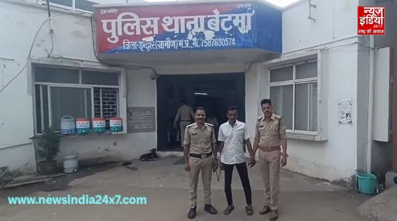 अवैध शराब तस्करी पर बेटमा पुलिस का बड़ा वार — लाखों की बीयर माउट के साथ ट्रक चालक गिरफ्तार