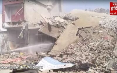 मेरठ में सुप्रीम कोर्ट के आदेश पर बुलडोजर एक्शन, अवैध कॉम्प्लेक्स का बड़ा हिस्सा ध्वस्त