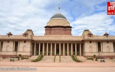 राष्ट्रपति भवन के पास लगी आग, मौके पर दमकल की कई गाड़ियां जुटीं