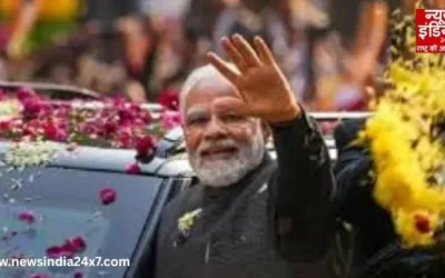 Bihar Election 2025: पटना में पीएम मोदी का 3 किलोमीटर लंबा मेगा रोड शो, जनसैलाब उमड़ा सड़कों पर