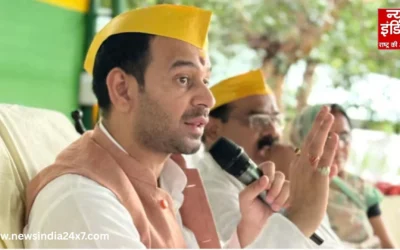 महुआ में वोटिंग के बीच हंगामा! EVM की फोटो लेने पहुंचा वोटर गिरफ्तार, तेज प्रताप की प्रतिष्ठा दांव पर