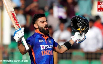 सचिन के रिकॉर्ड के एक कदम नजदीक पहुंचे कोहली, जड़ा 83वां शतक, खेली 35 रन की विस्फोटक पारी