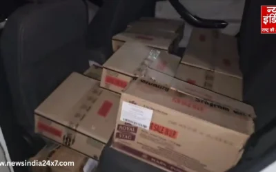 नदी के सहारे यूपी से बिहार पहुँच रही थी शराब की भारी खेप, लग्जरी गाड़ी से खुला तस्करी का काला नेटवर्क