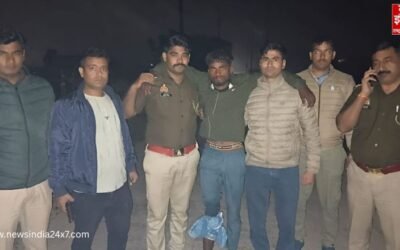 Kanpur: नौबस्ता पुलिस ने मुठभेड़ के बाद दो लुटेरों को दबोचा