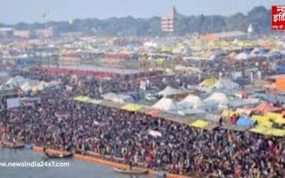 Magh Mela 2026 : 71 सालों में पहली बार क्यों भगवा रंग में रंगे जा रहे हैं प्रयागराज के आस्था के पुल ?