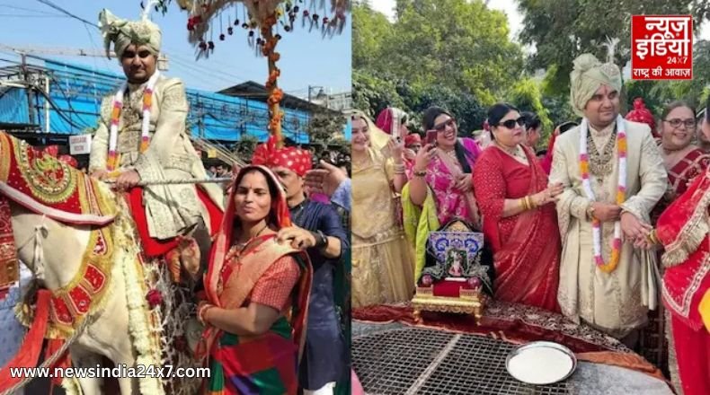 धीरेंद्र शास्त्री पहुंचे जयपुर, क्या है इंद्रेश महाराज और शिप्रा की शादी का बड़ा राज?