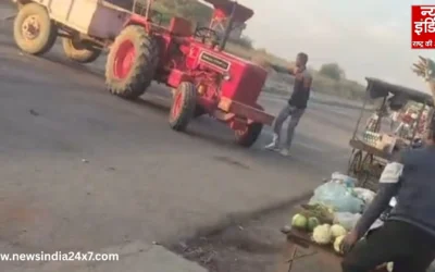 हमीरपुर में मौत का ट्रैक्टर, चालक पर कई बार चढ़ा वाहन, मौके पर मौत