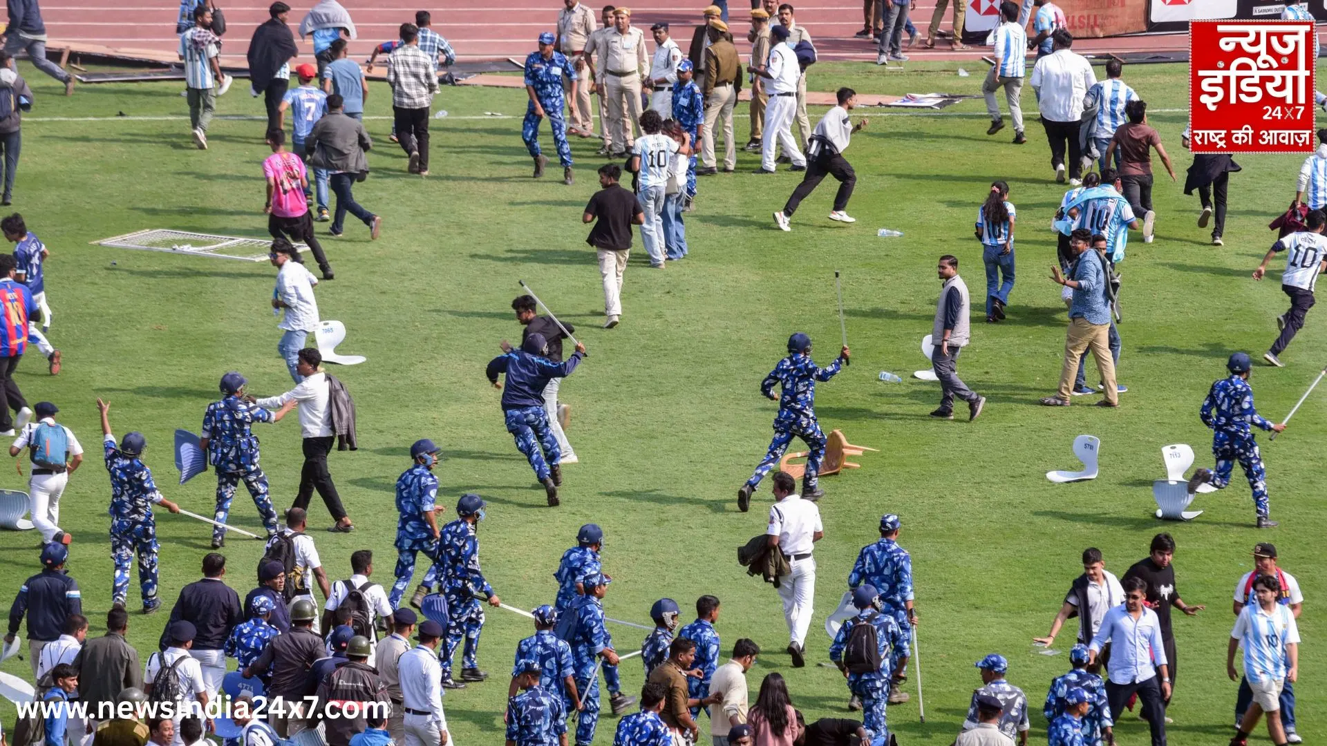 Messi commotion in Kolkata