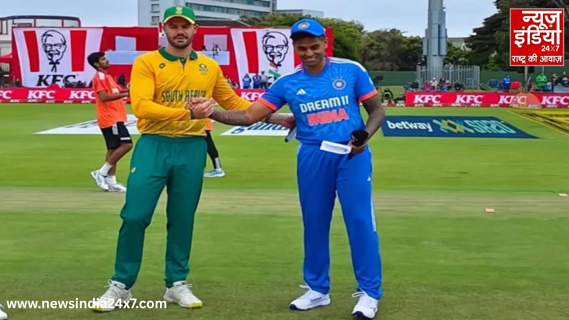 India won the toss and elected to bowl first.