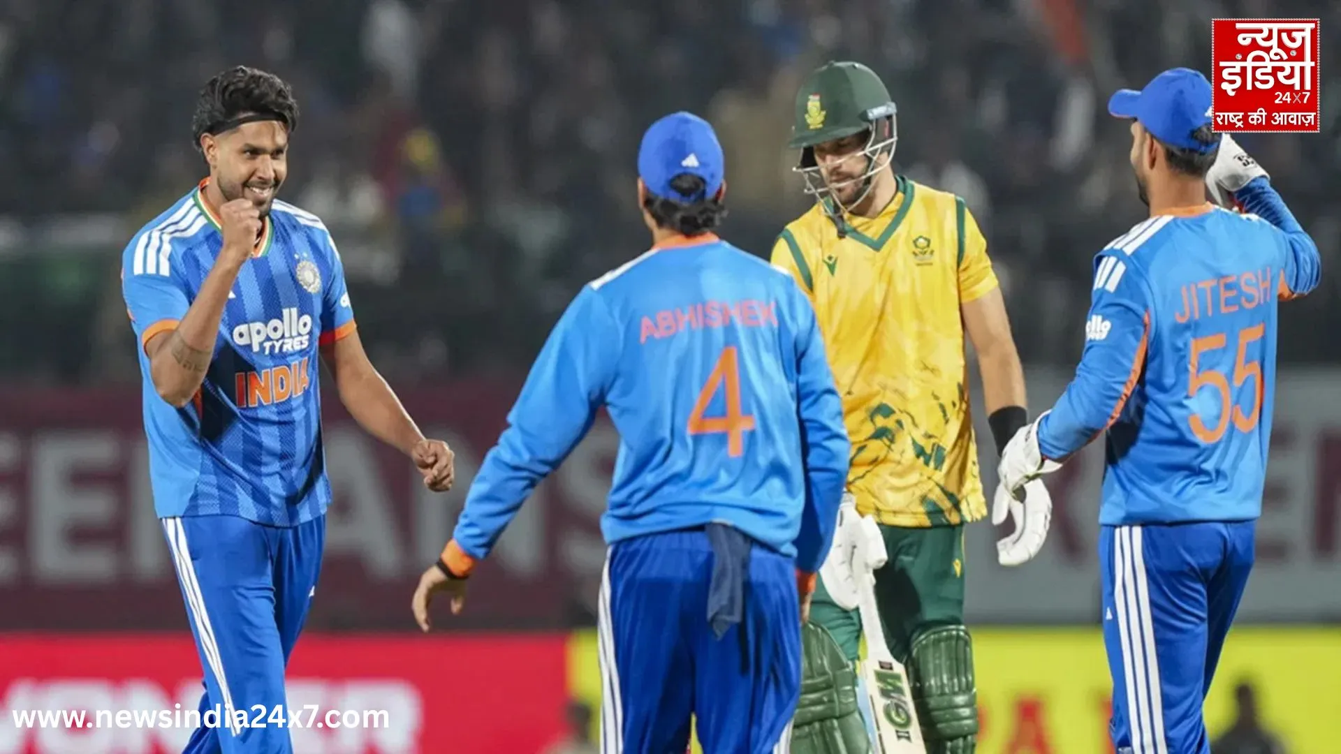 Cleaned up South Africa by 7 wickets Cleaned up South Africa by 7 wickets