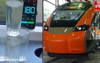 पानी भी हिल न सके… वंदे भारत स्लीपर ट्रेन का इतिहासिक ट्रायल: 180 किमी/घंटा की रफ्तार में झटके-मुक्त सफर