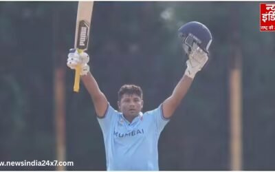 विजय हजारे ट्रॉफी में सरफराज खान ने की अर्जुन तेंदुलकर की धुनाई, 14 छक्कों से जड़ा तूफानी शतक