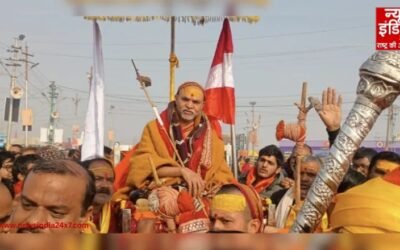 धरने पर बैठे स्वामी अविमुक्तेश्वरानंद की प्रयागराज माघ मेले में बिगड़ी तबीयत