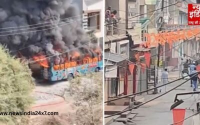 उज्जैन के ताराना में फिर भड़की हिंसा, भीड़ ने घरों पर किया पथराव…फूंकी बस, 15 गिरफ्तार