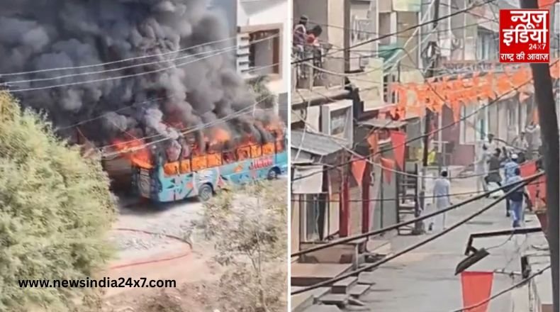 उज्जैन में 2 पक्षों के बीच तनाव के बाद भड़की हिंसा