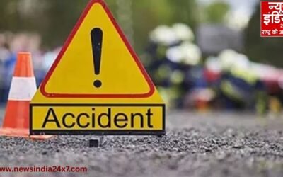 नोएडा में दर्दनाक हादसा, जैगुआर कार और ट्रक की टक्कर में 1 की मौत; 3 घायल