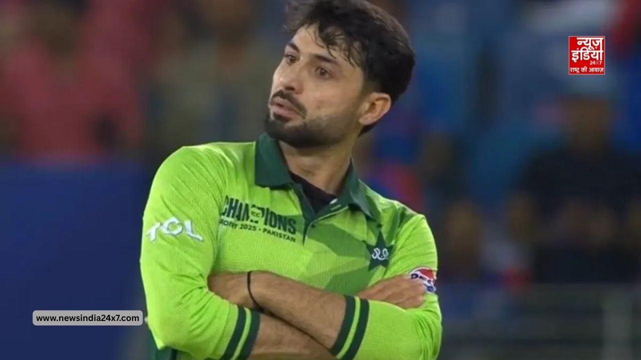 पाकिस्तानी स्पिनर अबरार का विकेट सेलीब्रेशन