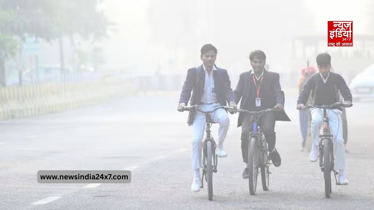 दिल्ली एनसीआर में कोहरे के साथ फिर बढ़ी ठंड