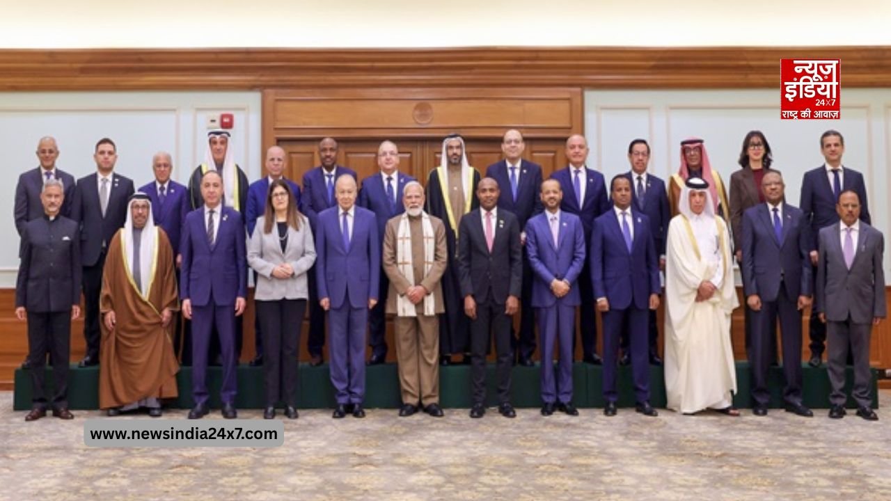 पीएम मोदी ने अरब देशों के विदेश मंत्रियों से मुलाकात की