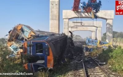 थाईलैंड में चलती ट्रेन पर गिरी क्रेन, हादसे में 22 लोगों की हुई मौत