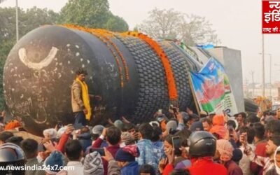 मोतिहारी में रचा जा रहा इतिहास, विश्व के सबसे बड़े शिवलिंग की स्थापना, CM नीतीश बने साक्षी