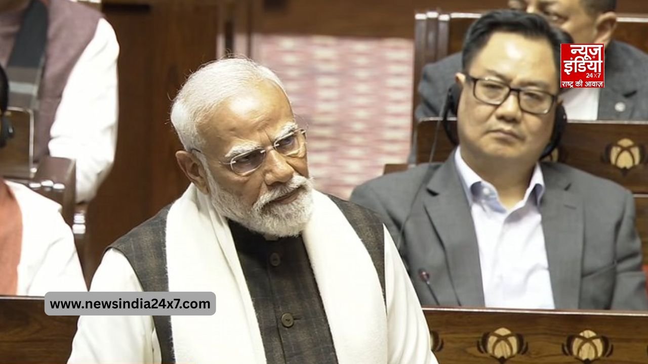 राज्यसभा में पीएम मोदी ने दिया भाषण