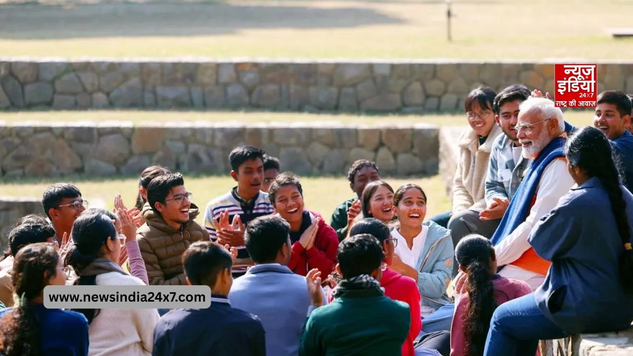 पीएम मोदी नें परीक्षा पे चर्चा में छात्रों से संवाद की