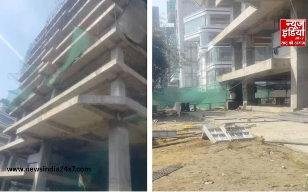 नोएडा में निर्माणाधीन बिल्डिंग की सेंटरिंग गिरने से 2 मजदूरों की मौत, 1 गंभीर घायल