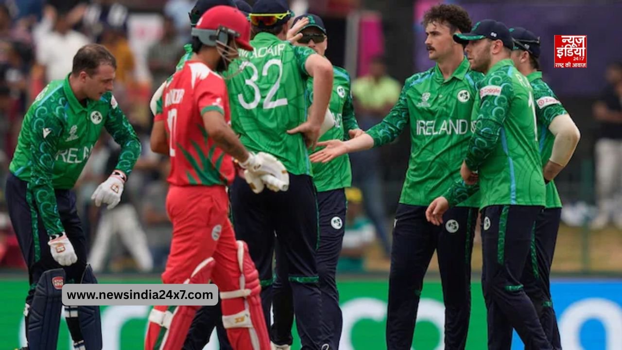 आयरलैंड ने ओमान की टीम को हराया आयरलैंड ने ओमान की टीम को हराया