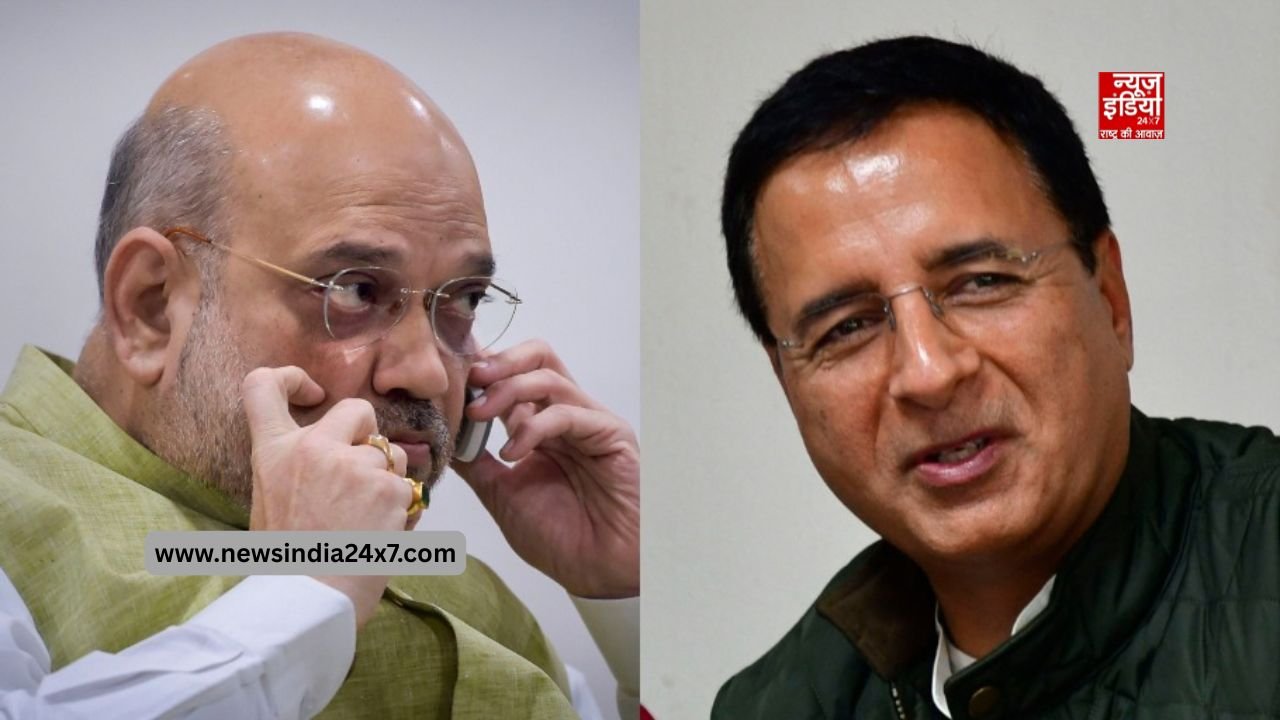 गृह मंत्री अमित शाह और कांग्रेस नेता सुरजेवाला