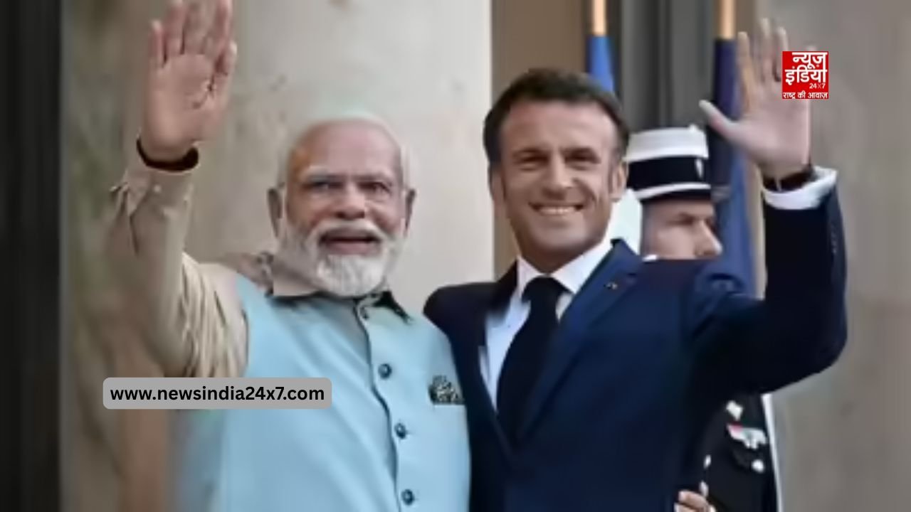 पीएम मोदी और राष्ट्रपति मेक्रों ने की सांझा पीसी