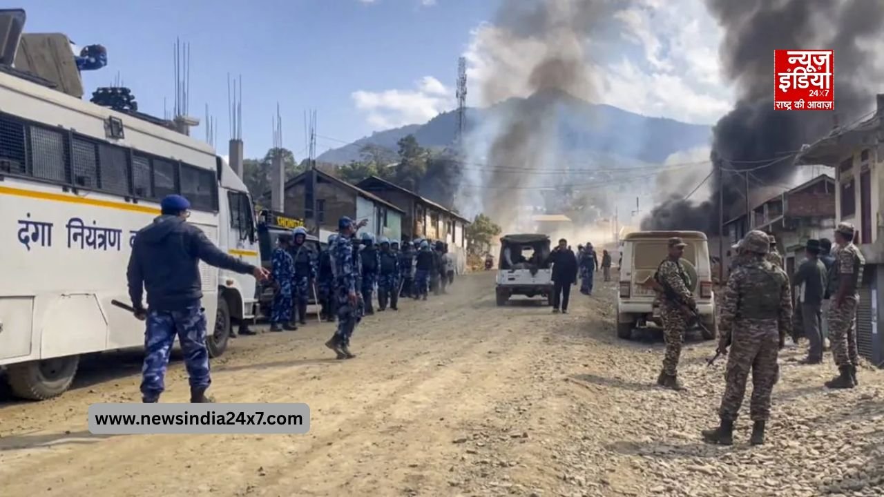 मणिपुर के उखरूल जिले में हिंसा भड़की