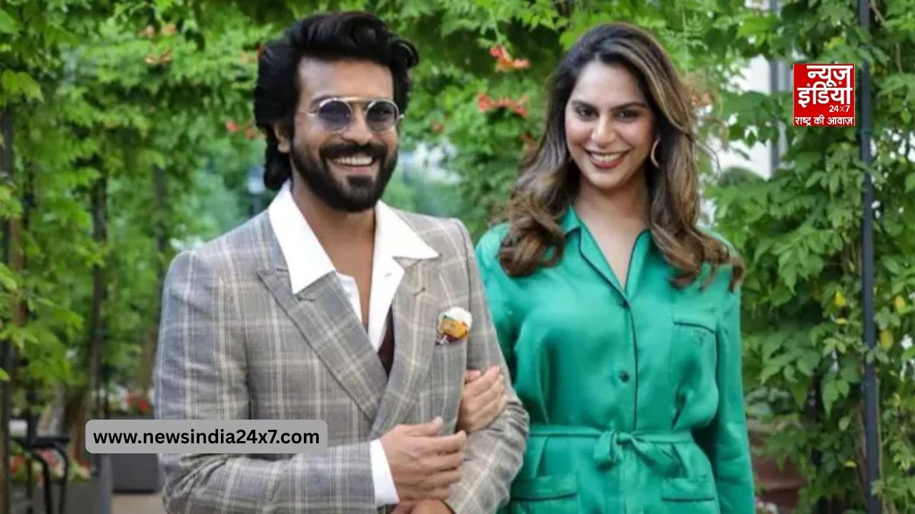 राम चरण अपनी पत्नी संग