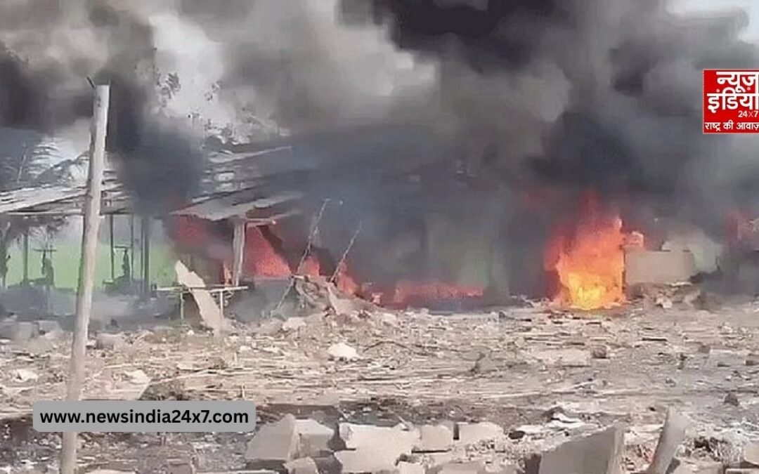 धान के खेतों तक उड़े शव… आंध्र प्रदेश में पटाखा फैक्ट्री में भीषण धमाके से 18 की मौत