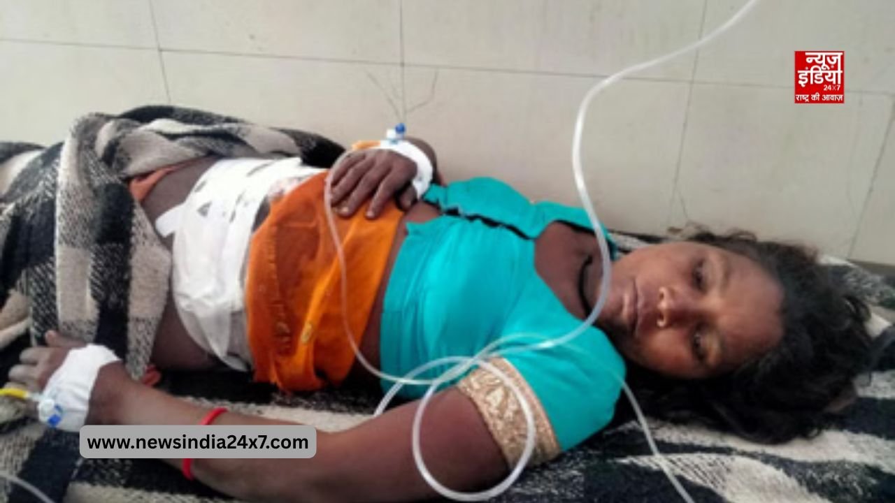 बहराइच में महिला ने लेबर पेन के बाद काटा अपना पेट