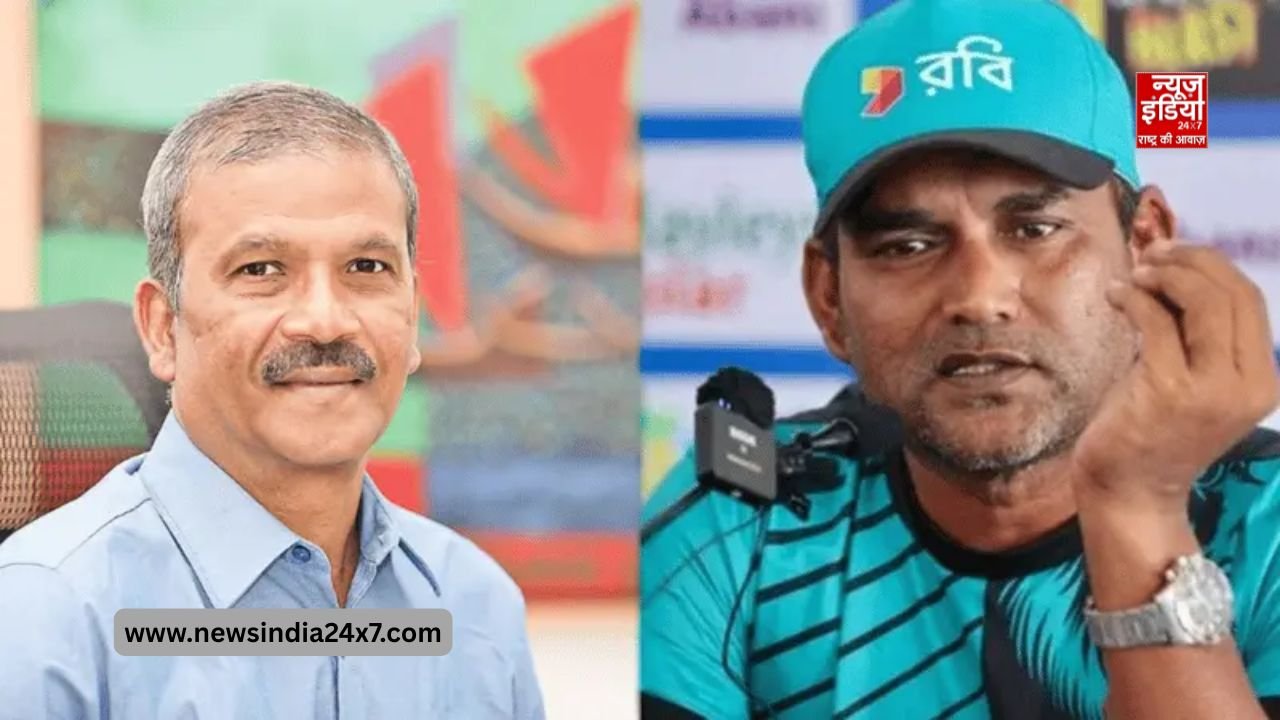 असिस्टेंट कोच सलाहुद्दीन और पूर्व खेल सलाहकार नजरूल असिस्टेंट कोच सलाहुद्दीन और पूर्व खेल सलाहकार नजरूल