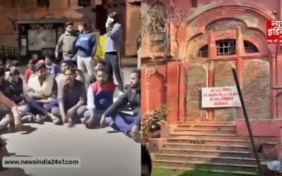 नमाज बनाम चालीसा! लखनऊ यूनिवर्सिटी में फिर हंगामा, नमाज गेट पर रोक से भड़का छात्र आक्रोश