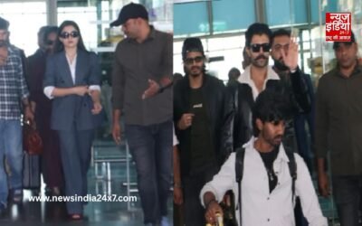 Rashmika Vijay Wedding: उदयपुर पहुंचे रश्मिका-विजय, मैचिंग आउटफिट में दिखा स्टार कपल