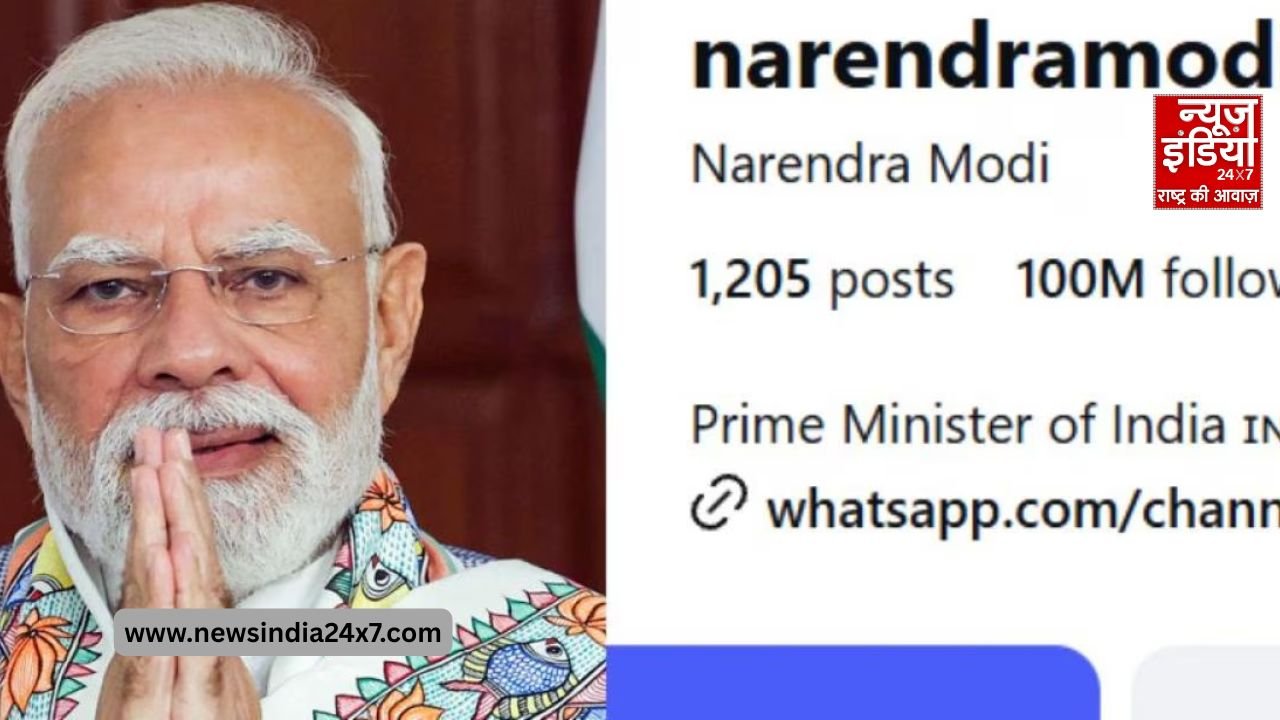 PM मोदी ने इंस्टाग्राम पर तोड़ा विश्व रिकॉर्ड PM मोदी ने इंस्टाग्राम पर तोड़ा विश्व रिकॉर्ड