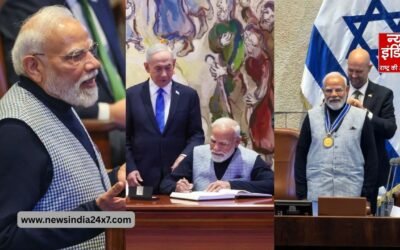 PM मोदी बने इजराइल संसद ‘नेसेट’ को संबोधित करने वाले पहले भारतीय प्रधानमंत्री, मंच पर भारत की ताकत का दिया संदेश