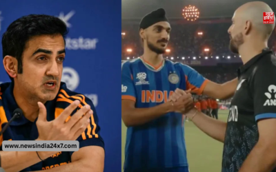 डेरेल मिचेल को बॉल मारे जाने पर आया गंभीर का चौंकाने वाला बयान, कहा- अर्शदीप को सॉरी बोलने की जरूरत नहीं थी