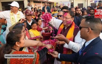 जब मुख्यमंत्री बने होली के रंग में रंगे मेहमान, काशीपुर में धामी संग लोकधुनों पर झूमा ‘रंगोत्सव’