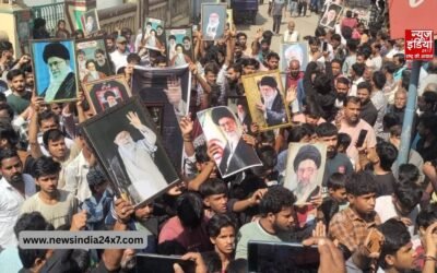 खामेनेई की मौत की खबर से जौनपुर सुलगा! सड़कों पर उतरा शिया समुदाय, गूंजा नारा