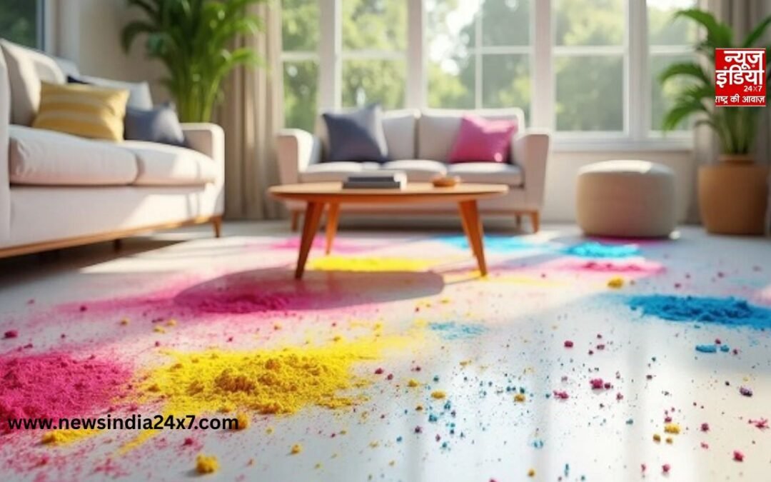 Holi Floor Cleaning Tips: फर्श से नहीं छूट रहा होली का रंग, इन तरीकों से करें क्लीन