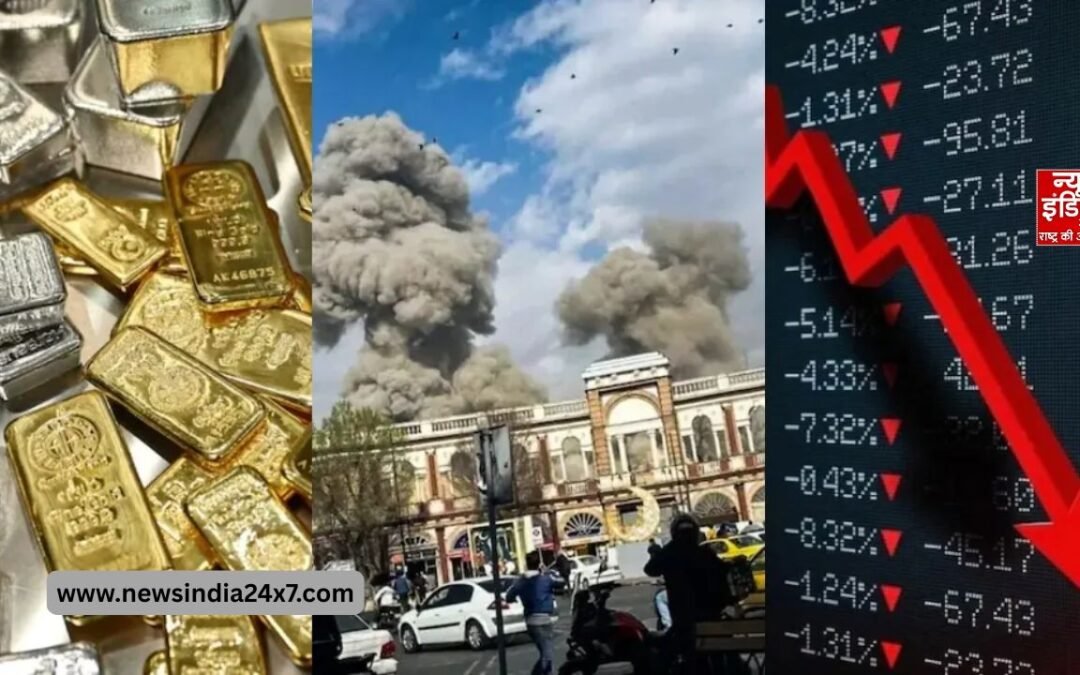 शेयर बाजार में हाहाकार! ईरान-इज़राइल युद्ध के बीच सेंसेक्स 2700 अंक लुढ़का