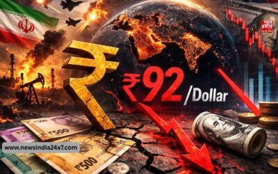 मिडिल ईस्ट की जंग का असर! रुपये की ऐतिहासिक गिरावट, ₹92 प्रति डॉलर के पार पहुंचा
