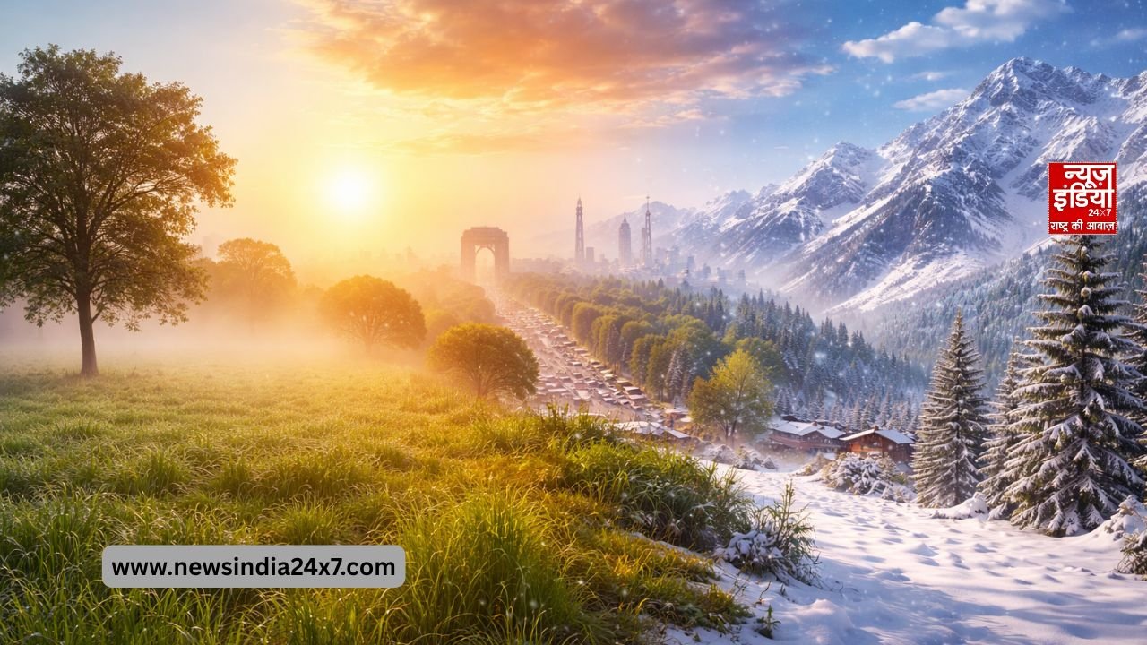 कहीं ठंडी सुबह तो कहीं बढ़ती गर्मी
