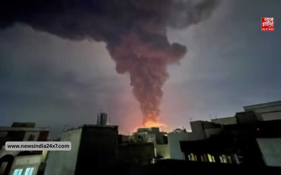 अमेरिका ने तेहरान पर किया बड़ा हमला, तेल डिपो में लगी भीषण आग